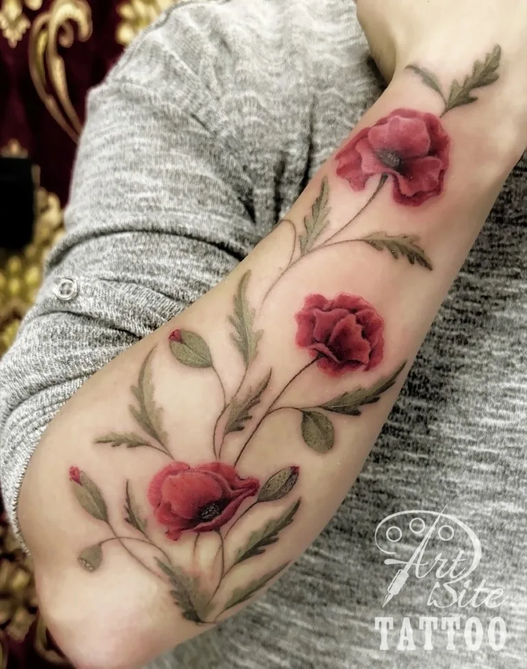 Realističen tattoo na koži