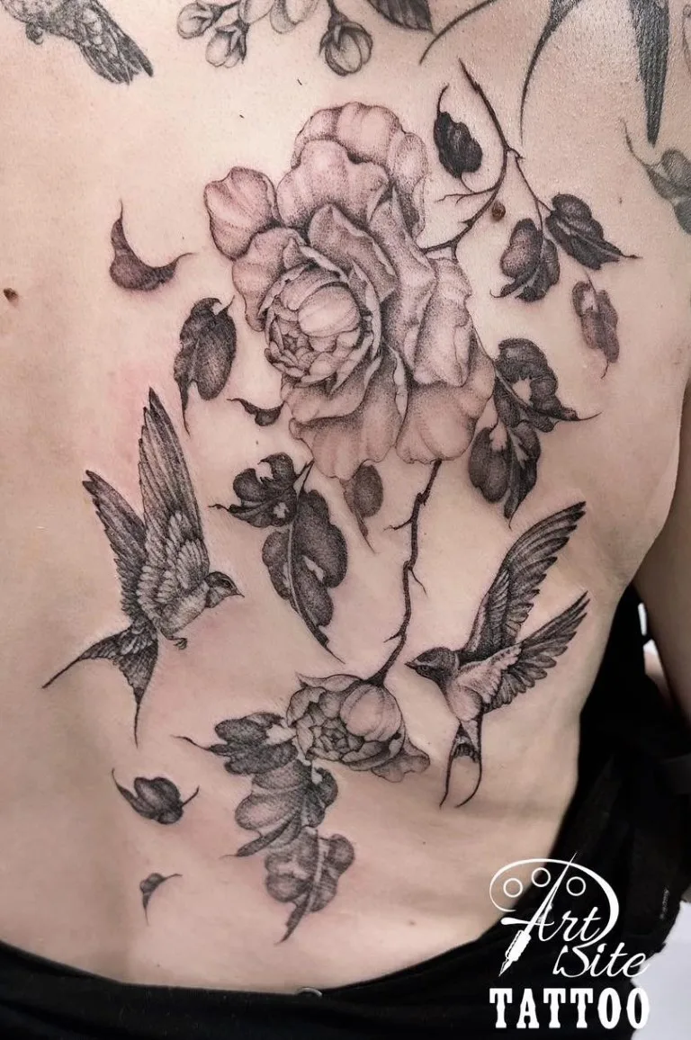 Detajlno izdelan tattoo